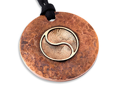 Erinnerungsmünze Bronze Yin Yang